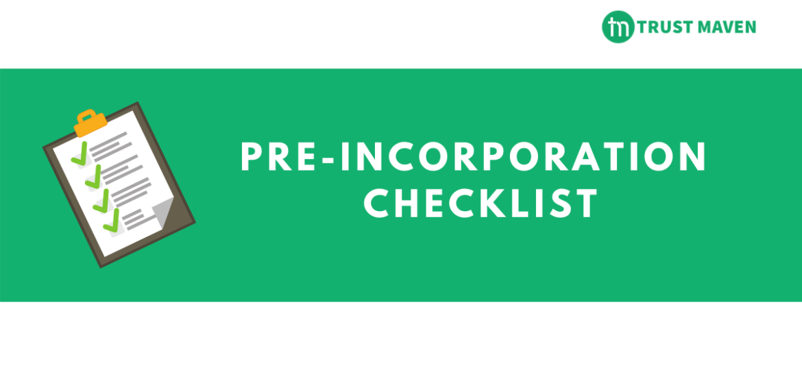 incorporation checklist
